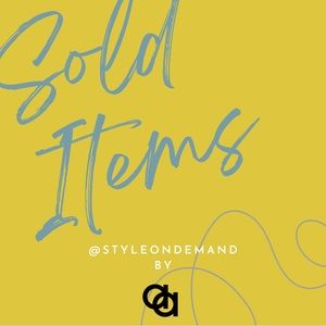SOLD ITEMS